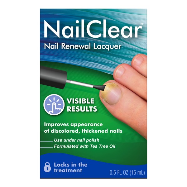 NailClear Stayfast Lacquer - Restores Appearance of Fungal Infected Nails - Visble Results, Less Work, 0.5 Fl Oz