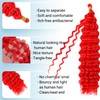 Boho Hair for Braiding 18 Inch Curly Crochet Hair Deep