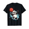 Panda Basketball Player Outfit Slam Dunk For Men Boys T-Shirt