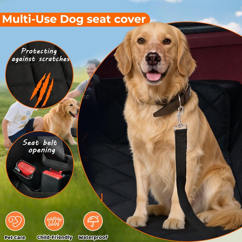 Erivis Dog Car Rear Seat Cover for Mazda CX-5 CX-50