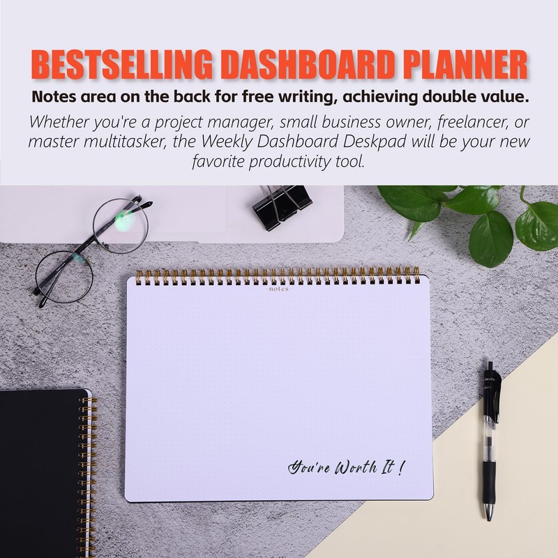 Sunday Start Weekly Planner with Habit Tracker - 8.5×11" Professional