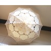AEAOA Handmade Ivory Lace Parasol Umbrella Wedding Bridal 30 Inch