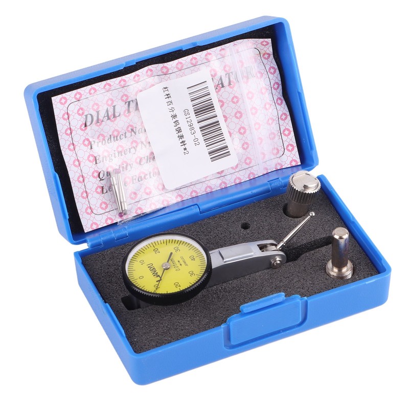 0‑40‑0 0.01mm Precision Metric Dovetail Rails Dial Test Indicator with