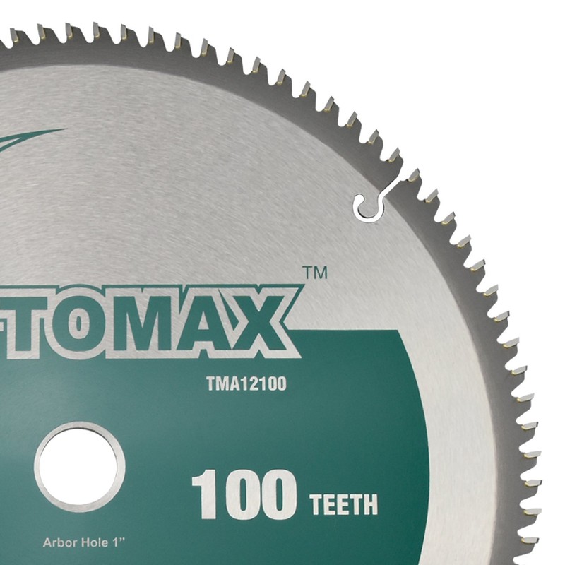 TOMAX 12-Inch 100 Tooth TCG Aluminum and Non-Ferrous Metal Saw