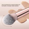 Kingmas Foundation Makeup Brush Double-ended Bronzer Angled and Round Contour