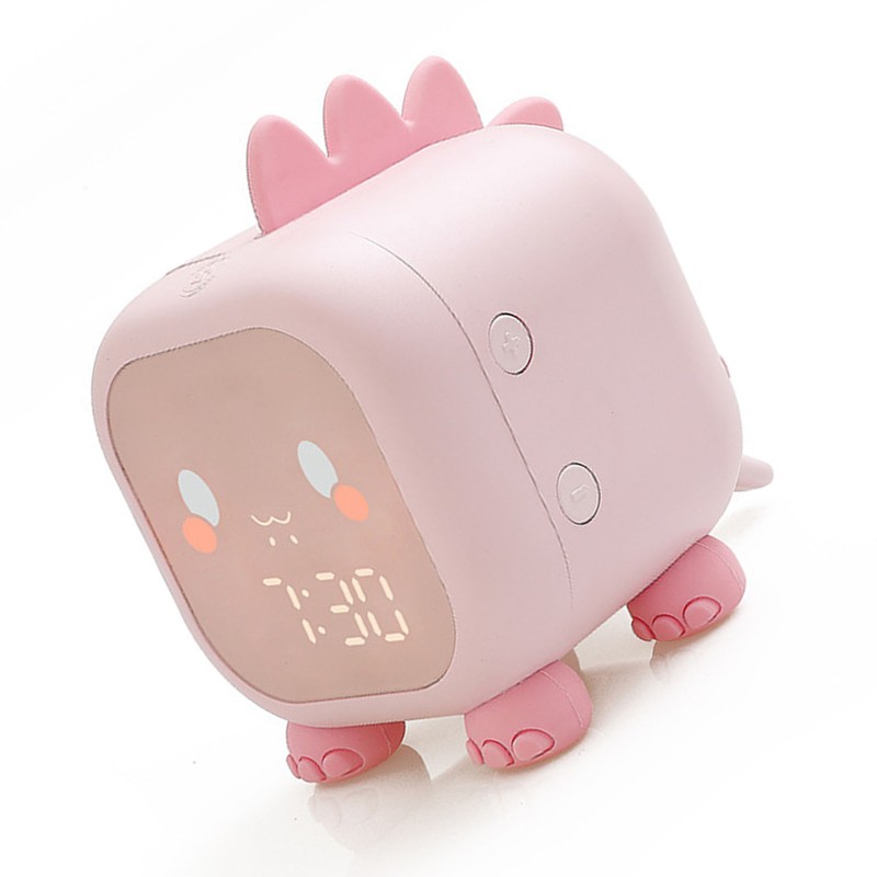 Digital Clock Intelligent Cute Fun Dragon LED Silicone Cartoon Bedside