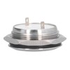 Flat Button Switch, 5-Piece Stainless Steel Push Button Switch, Waterproof