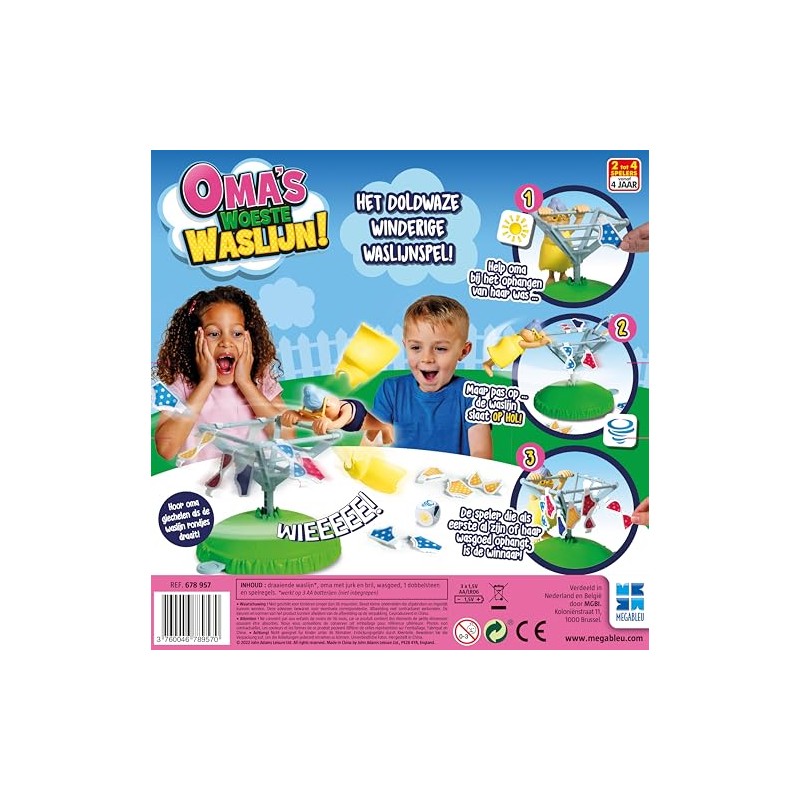 Megableu 678957 Grandma's Desert Washing Line Family Game from 4