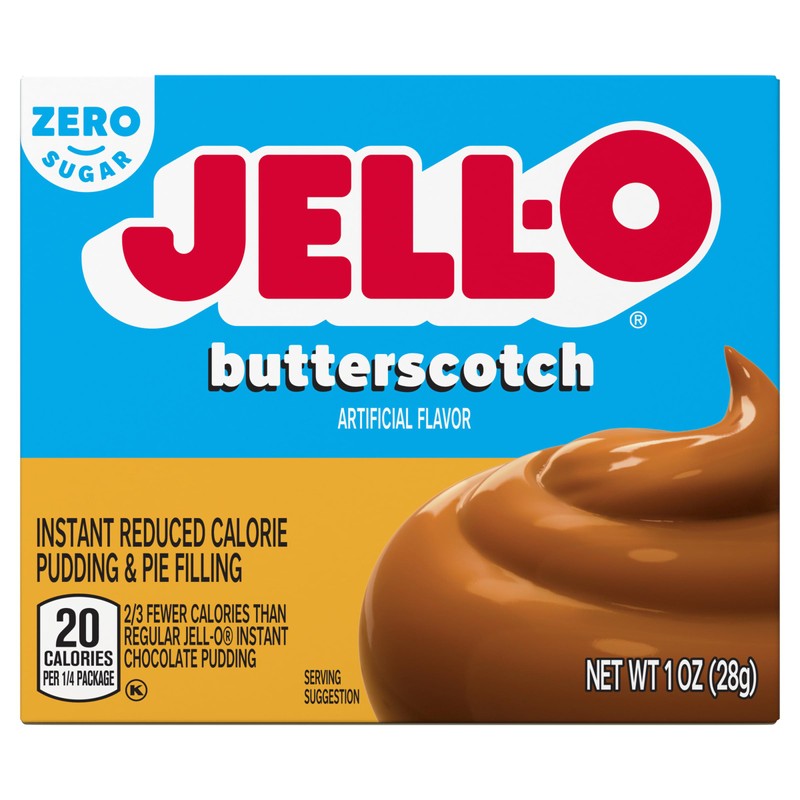 Jell-O Butterscotch Sugar Free & Fat Free Instant Pudding &