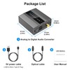 VPFET Analog to Digital Audio Converter RCA to Optical with