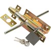 KOTARBAU® Door Bolt Bolt 100 mm Double-Sided Gate Bolt Lock