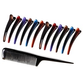 Vaguelly Gradient Color Hairdressing Clips 13pcs Adjustable Hairpin Set for Salon Home Use Suitable for Hair Types Professional Hair Styling Accessories
