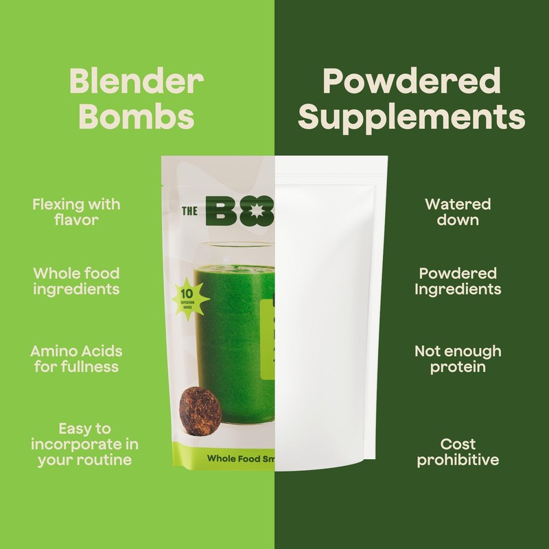 The Bomb Co. Blender Bomb, Glow Getter, Superfood Smoothie Supplement,