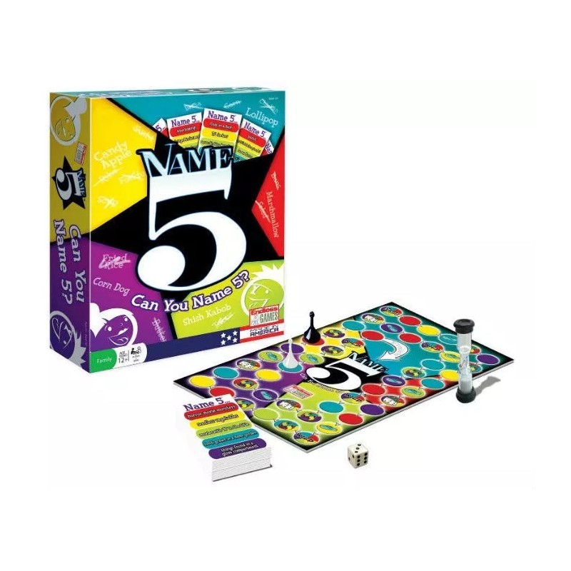 Endless Games Name 5 Board Game *New*