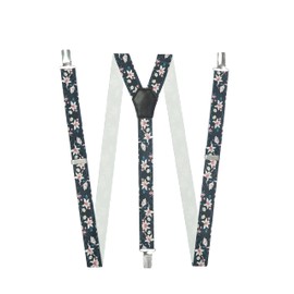 DWOY Floral Paisley Braces for Women & Girls Fully Adjustable Y Shape Braces/Suspenders (Floral paisley 3)
