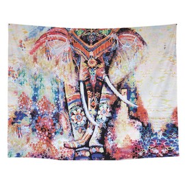 Elephant Style Hanging Mat Art Beach Towel Carpet Tapestry for Picnic 150 x 200cm