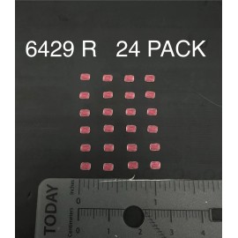 Non-operating Lightbars 24 Pack 1/64 Whelen 900 Ambulance Red Warning Lights EMS Police Fire