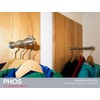 PHOS Design Coat Hook with Concealed Screw Connection, Length 20