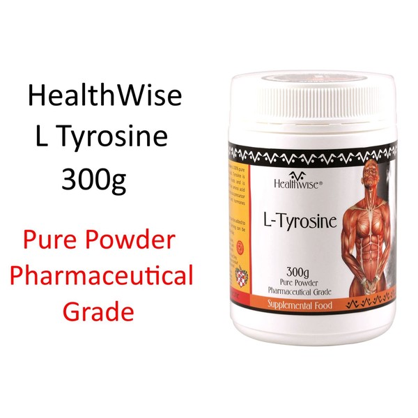 1 x 300g HealthWise L - Tyrosine  ( 100% Pure Amino Acid Powder )
