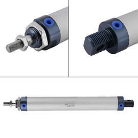 Air Cylinder with Aluminium Alloy, Pneumatic Cylinder Dual Acting Hub 200 mm Inner Diameter 32 mm Pressure 0.15 - 1.0 MPa