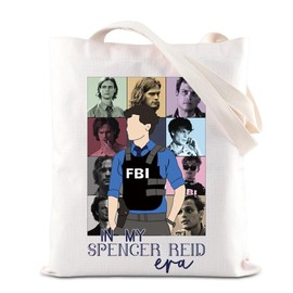 TGBJE Spencer Inspired Tote Bag Criminal Tv Show Inspire Grocery Bag True Crime Lover Gift (C Reid Tote)