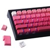 Keycaps 135 Keys PBT Letter Side Print Shine Through Keycaps