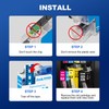 LC406XL Ink Cartridges High Yield Compatible for Brother Printer 4-Pack