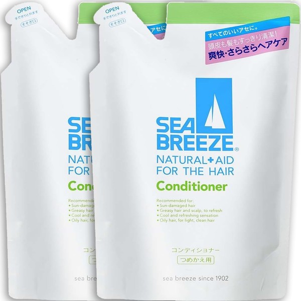 Sea Breeze Conditioner Refill 13.5 fl oz (400 ml) x 2 Sets