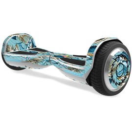 MightySkins Carbon Fiber Skin for Razor Hovertrax 1.5 Hover Board - Island Fish | Protective, Durable Textured Carbon Fiber Finish | Easy to Apply, Remove, and Change Styles | Made in The USA