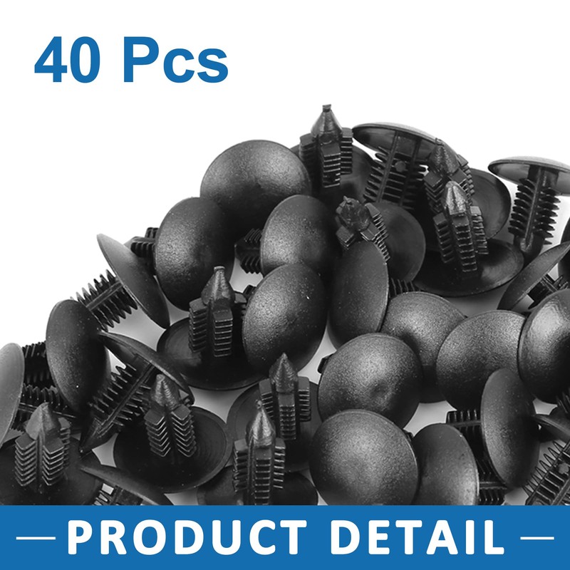 A ABSOPRO Pack of 40 Bolt Rivets 10 mm Hole