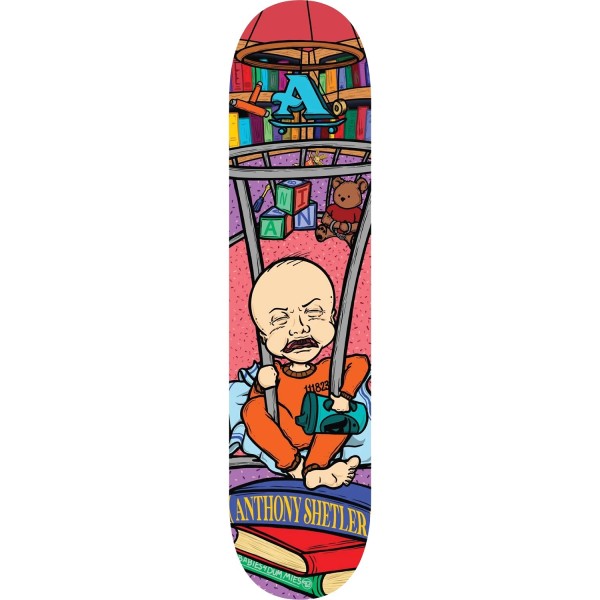 All I Need Skateboards Baby Jail Skateboard Deck - 8.1"