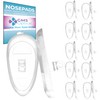 GMS Optical Soft Screw-in Silicone Symmetrical Shape Eyeglass Nose Pads