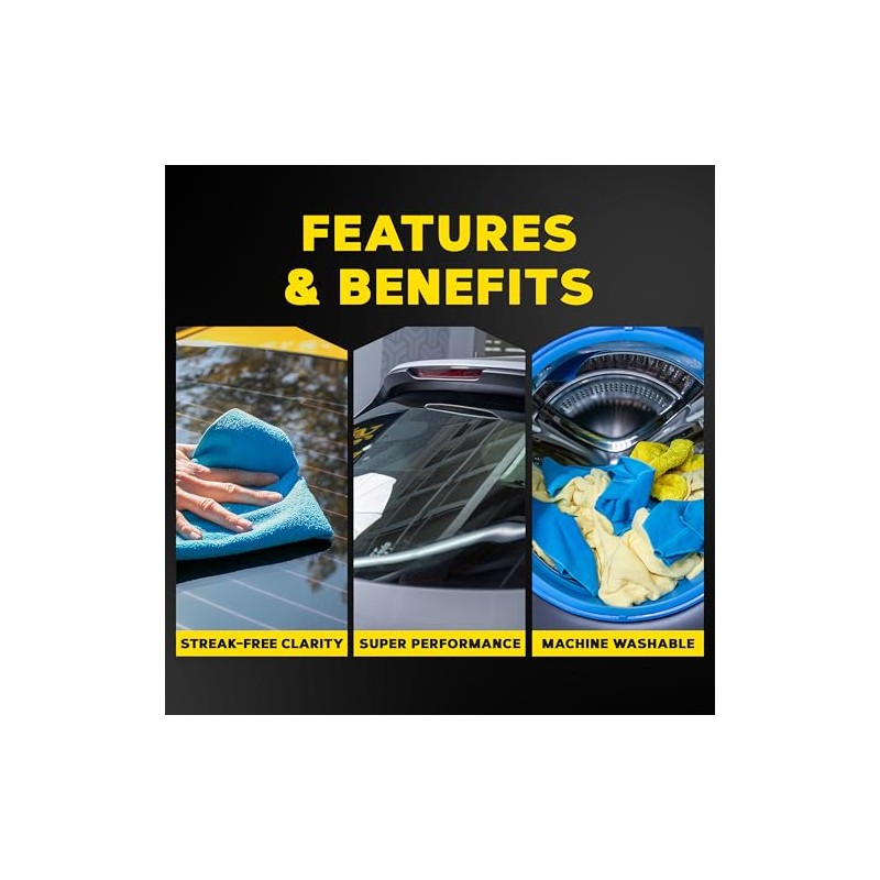 Meguiar's, Toalla para Cristales, X210300 1 Pza.