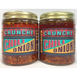 Trader Joe's Crunchy Chile Onion Crunch Choose 1-5 Jars Free Shipping - Two Jars