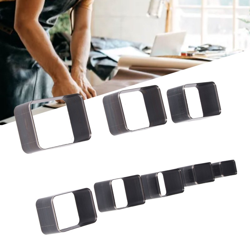 8pcs Leather Punch Cutter Mold High Carbon Steel Hollow Punch