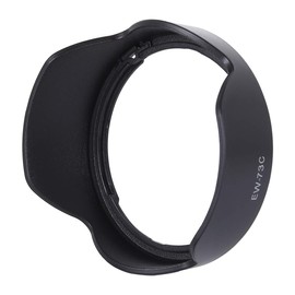 CELLONIC® Lens Hood Compatible with Canon EF-S 10-18 mm f/4.5-5.6 is STM Bayonet EW-73C Lens Hood Camera Lens Hood
