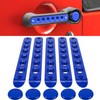 E-cowlboy Grab Handle Inserts Cover+Push Button Knobs Cover Trim for