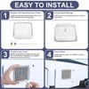 RV Furnace Screen for RV Water Heater Vent Cover, Stainless