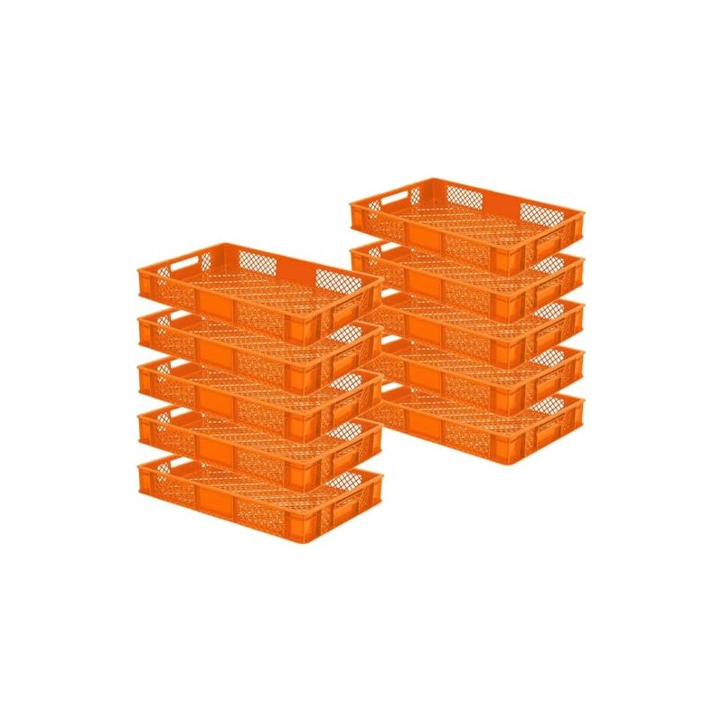 BRB 10x Euro Containers/Stacking Containers, L x W x H