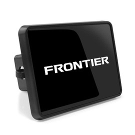 iPick Image, Compatible with - Nissan Frontier UV Graphic Black Metal Face-Plate on ABS Plastic 2 inch Tow Hitch Cover