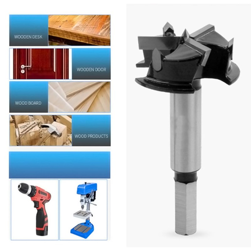 Meichoon Forstner Drill Bits Woodworking Tool Punching Bit Wood Slabs