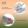 AA Faucet 4" Wall Mount Commercial Hand Sink Faucet with