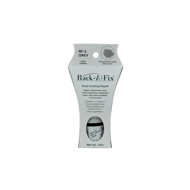 Fixture-Fix Rack-A-Fix Rf-3 Vinyl Dishwasher Rack Repair Coating & More,