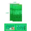 Games Green Birthday Decorations Booth Photo Backdrop Curtain Streamers Tinsel