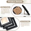 KITERI 4x4 Inch Frame, 3 Pack Black Picture Frame Set