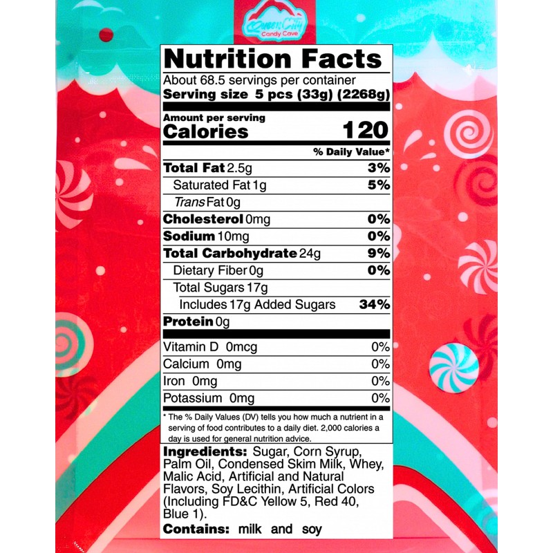 Mini Fruit Flavored Fruit Chews - Fruity Flavored Bulk Bites,