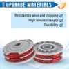 JAMSSOW 4 Pcs Replacement Strimmer Spool Compatible with Flymo FLY021/513937190,Double