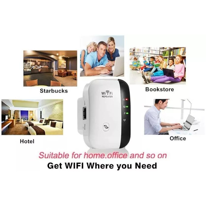 WAVLINK Wifi Extender Range Signal Booster Wireless WIFI Network Repeater