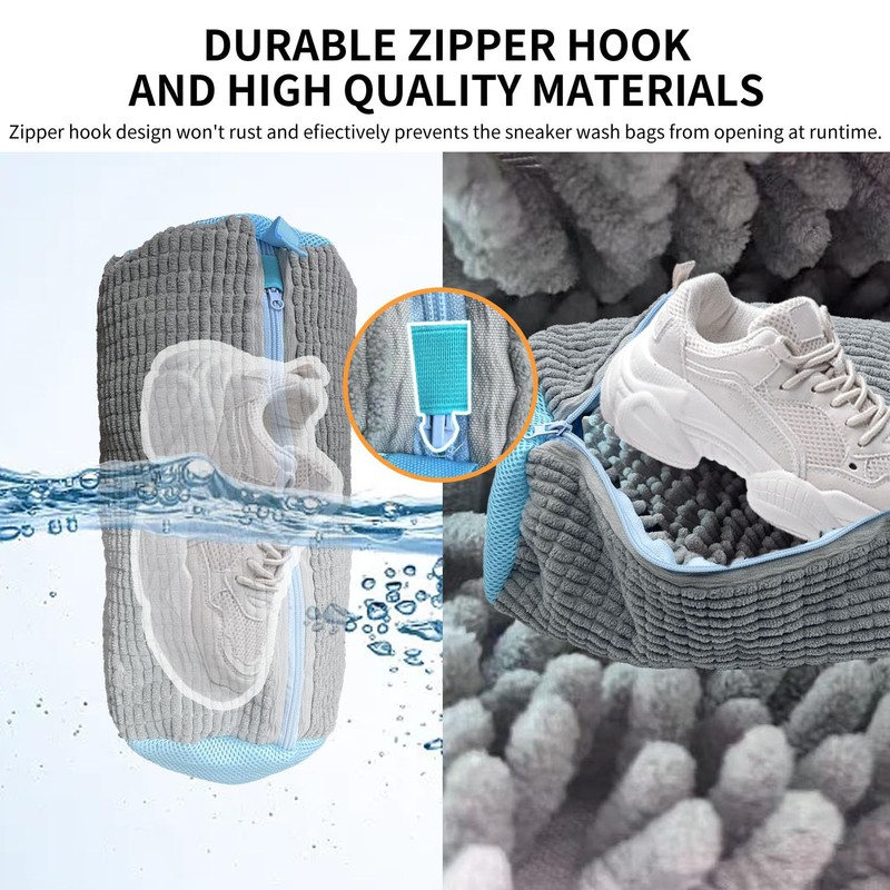 2 Pack Shoe Washing Machine Bag - Shoe Wash Bags,