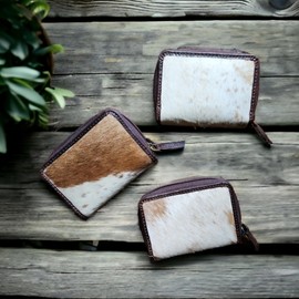 The Highlands Credit Card Wallet (Dark Brown Leather Cowhide)